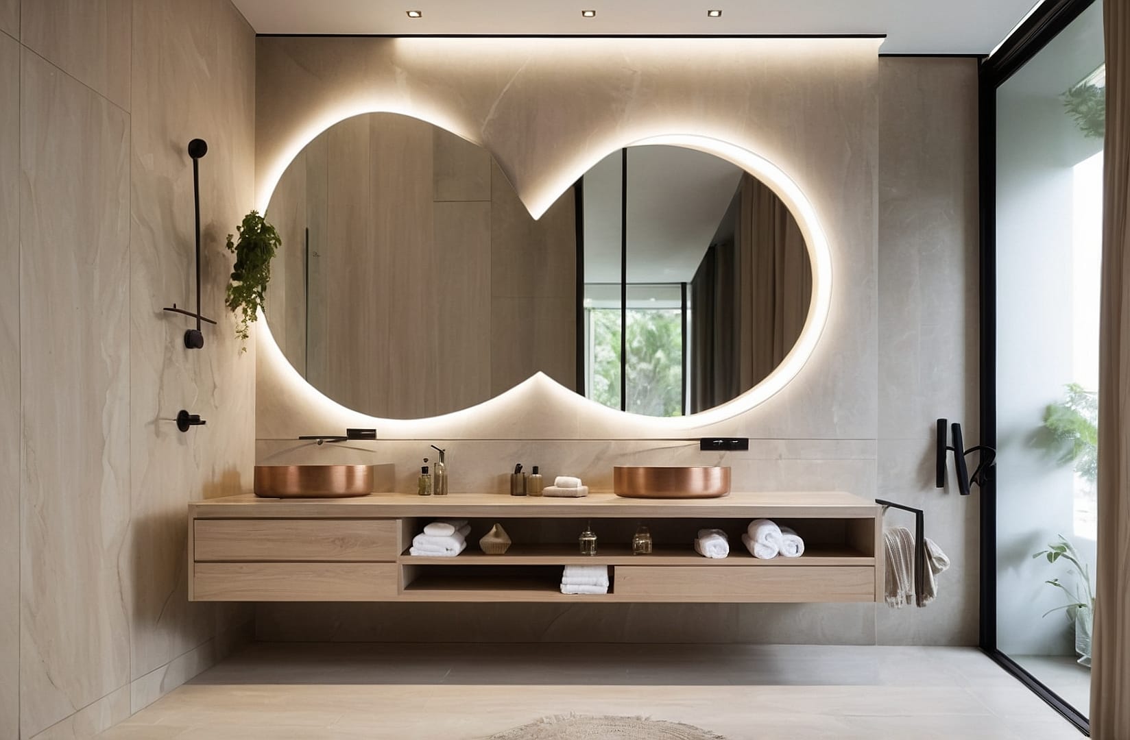 Elegancia y calidad en baño